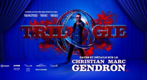 Poster: Christian-Marc Gendron, Théâtre Desjardins (LaSalle), Saturday, March 13