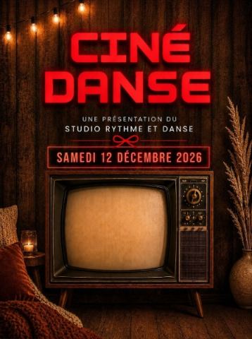 Poster: Ciné Danse — Studio Rythme & Danse