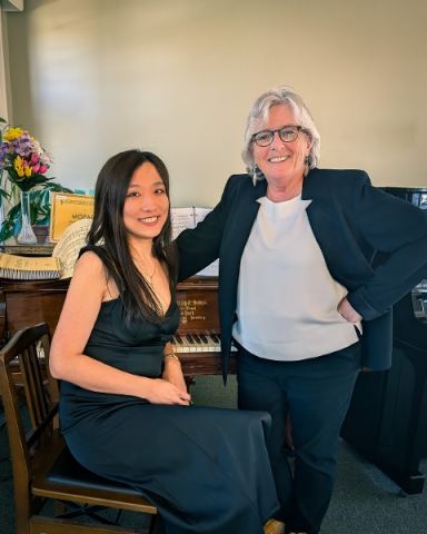 Poster: Suzanne Blais et Xiaoqing Wang — Jeunesses Musicales Canada, Théâtre du cuivre, Tuesday, April 20