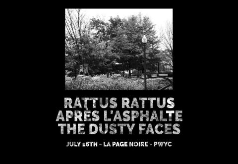 Poster: The Dusty Faces & Après l'Asphalte & Rattus Rattus