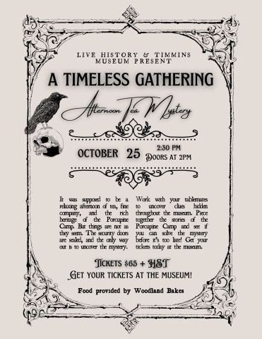 Poster: Timeless Gathering: An afternoon tea