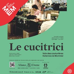 Poster: Le cucitrici : voix des couturières italiennes de Montréal