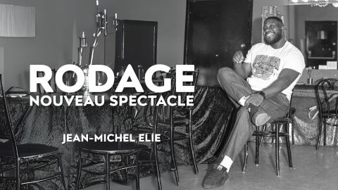Poster: Jean-Michel Élie en rodage, Le Saint-Jean Comédie Club, Friday, October 23