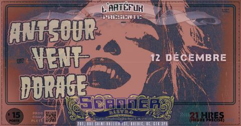 Poster: ANTSOUR + VENT D'ORAGE