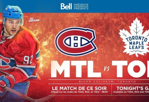 Poster: 1er match du CH à la Taverne Saint-Sacrement!, Taverne Saint-Sacrement, Wednesday, October 3