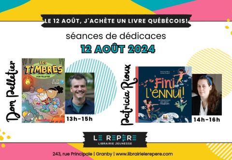 Affiche : 12 août au Repère, Librairie jeunesse le Repère, lundi 12 août