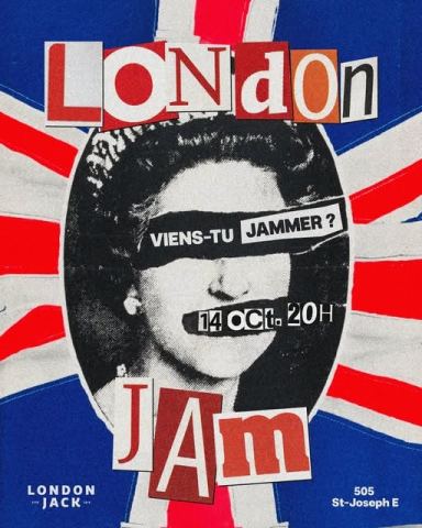 Poster: London Jam, London Jack, Wednesday, October 14
