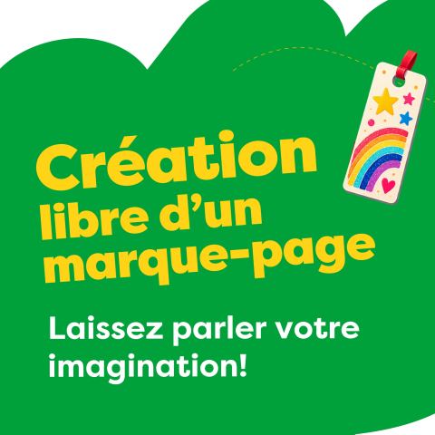 Poster: Création libre d’un marque page