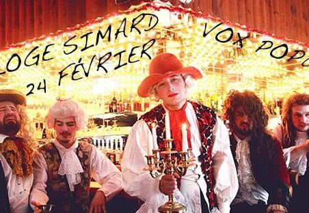 Poster: Orloge Simard au Vox Populi - Dolbeau, Vox Populi, Saturday, February 24