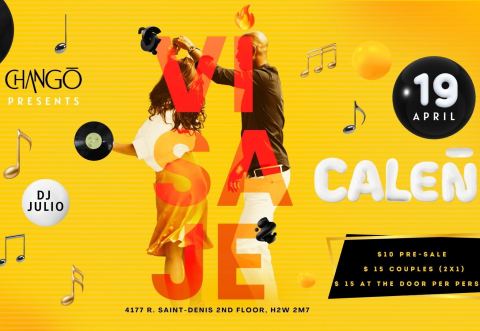 Poster: CHANGÓ : VISAJE CALEÑO (80% SALSA 20% CROSSOVER)