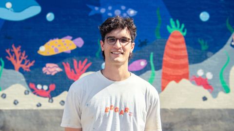 Poster: Atelier participatif avec Edgar, l'artiste muraliste