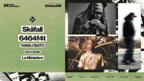 Poster: SKIIFALL, 646YF4T & YAMA//SATO, Le Ministère, Friday, November 20
