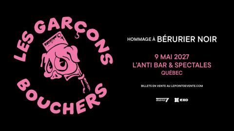 Poster: Les Garçons bouchers avec Hommage à Bérurier Noir