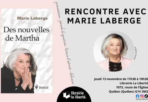 Poster: Rencontre avec Marie Laberge