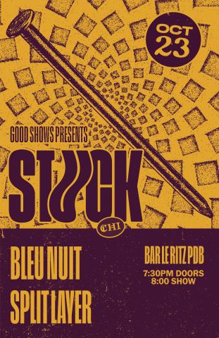 Poster: Bleu Nuit ‣ Stuck ‣ Split Layer