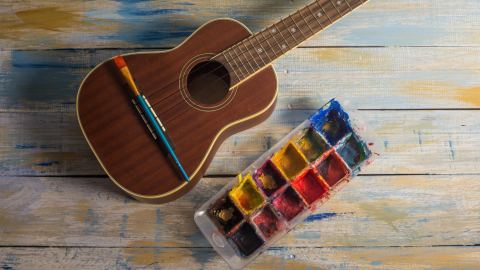 Poster: Musique, formes et couleurs, Bibliothèque de La Petite-Patrie, Sunday, November 8