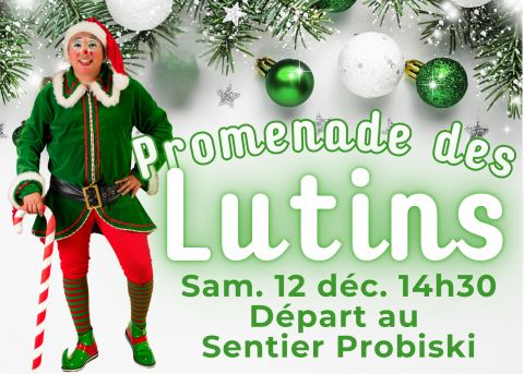 Poster: Promenade des lutins 2026, Chalet des loisirs, Saturday, December 12