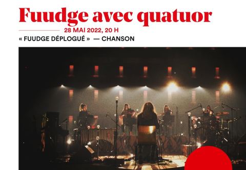 Affiche : Fuudge déplogué au Théâtre du Vieux-Terrebonne