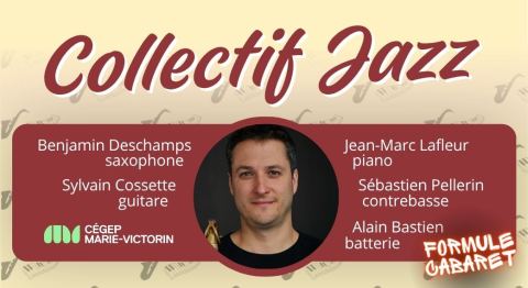 Poster: COLLECTIF JAZZ, Salle Désilets, Wednesday, April 14