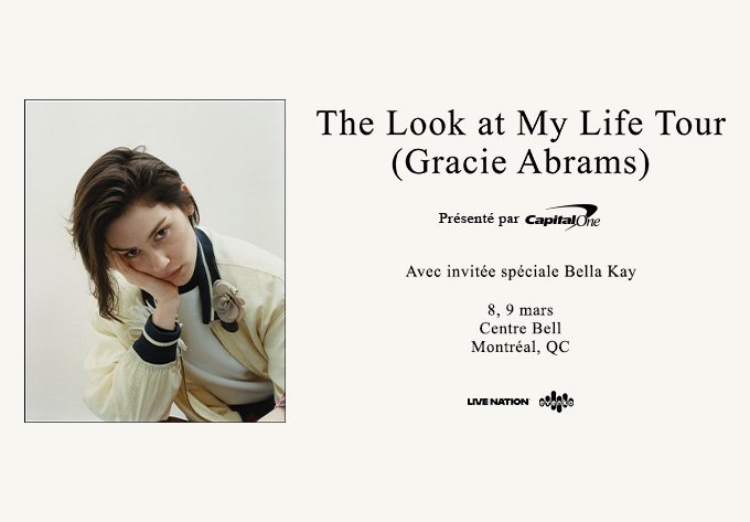 Gracie Abrams – The Look at My Life Tour