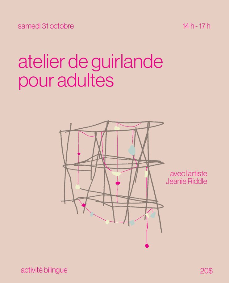 Atelier de guirlande pour adultes