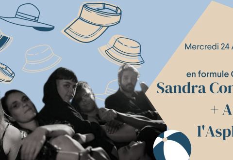 Poster: Spectacle de Sandra Contour et Après L'Asphalte