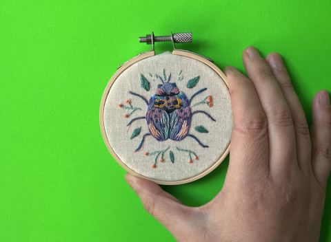 Poster: Cours de broderie débutant