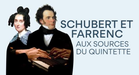 Poster: Musiciens de l’Orchestre Metropolitain : Schubert et Farrenc : aux sources du quintette, Théâtre du Marais de Val-Morin, Sunday, April 11
