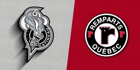 Poster: Les Olympiques de Gatineau contre Les Remparts de Québec