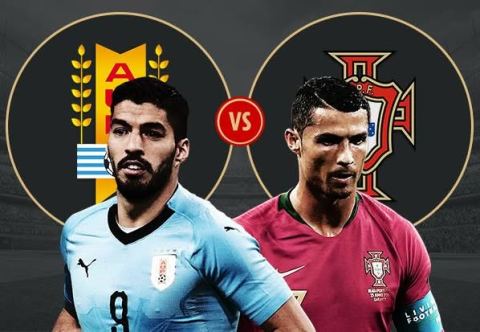 Poster: Uruguay vs Portugal - Força Portugal., Taverne Saint-Sacrement, Saturday, June 30