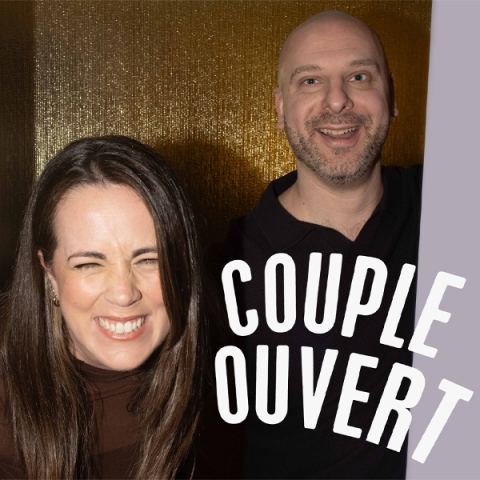 Poster: Couple ouvert — Couple ouvert, podcast, Salle Méchatigan, Saturday, April 3