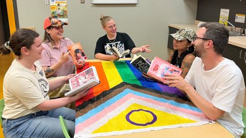 Poster: Club de lecture queer