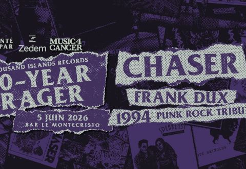 Affiche : Thousand Islands Records 10-Year Rager @ Montecristo with CHASER, Frank Dux & 1994 Punk Rock Tribute