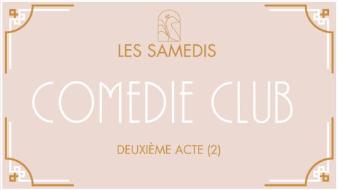 Poster: Samedi Comédie Club 21h, Le Baratineur, Saturday, October 31