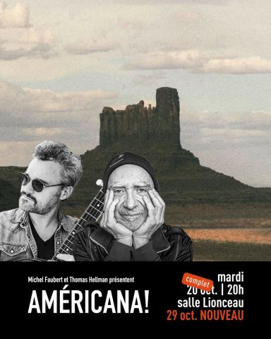 Affiche : Américana! – Michel Faubert et Thomas Hellman