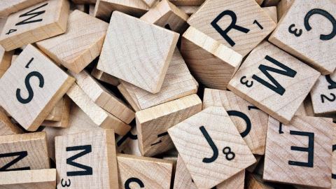 Poster: Cercle de scrabble