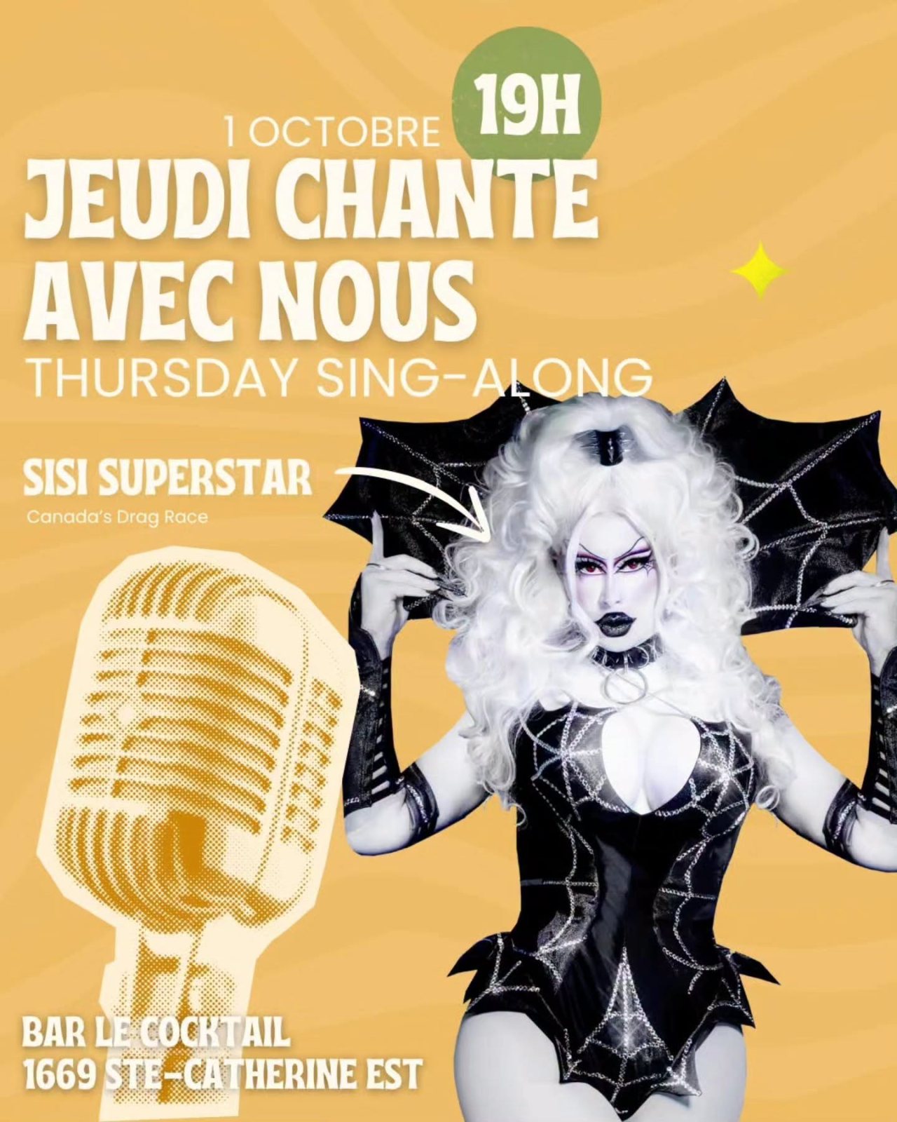 Affiche : Jeudi chante avec nous (Sisi Superstar)