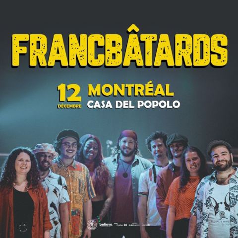 Poster: Francbâtards @ Montréal Casa Del Popolo