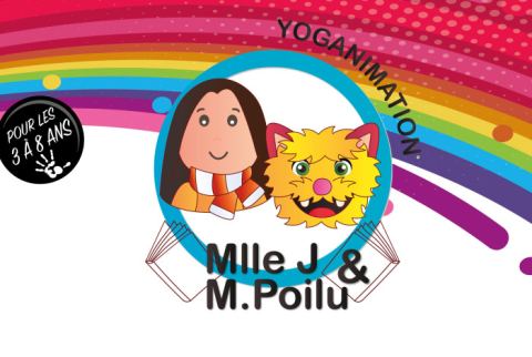 Poster: L’heure du conte avec Mlle J et M. Poilu | SPÉCIAL SOIRÉE EN PYJAMA