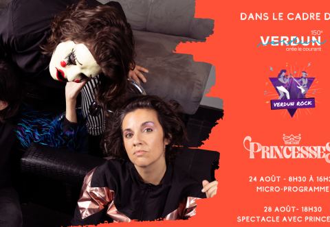 Poster: Spectacle VERDUN ROCK 3 avec PRINCESSES, Parc West Vancouver, Thursday, August 28