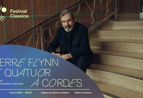 Poster: Pierre Flynn et quatuor à cordes