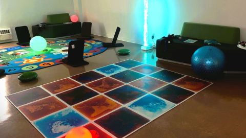 Affiche : Matinées multisensorielles, Bibliothèque de Rivière-des-Prairies, dimanche 1er novembre
