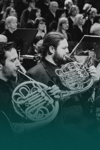 Poster: Orchestre symphonique de Laval — Tête-à-tête : Les sons du cor, Église Saint-Maurice-de-Duvernay, Saturday, March 13