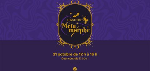 Poster: 🕷🎃 L'INSTITUT MÉTAMORPHE 🦇🕸, Place Rosemère, Saturday, October 31