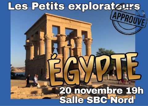 Poster: Petits explorateurs: ÉGYPTE - À travers le temps