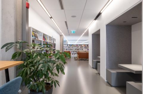 Poster: Bibliothèque Gabrielle-Roy - L'envers du décor