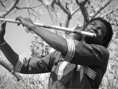 Poster: LASSO SANOU · Voyage au pays des griots