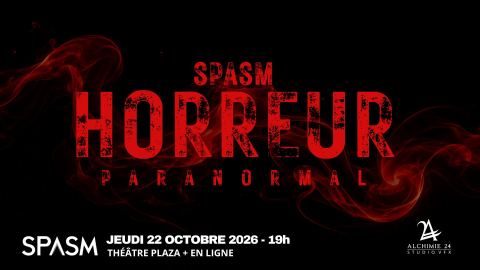 Poster: Horreur paranormal - SPASM 2026