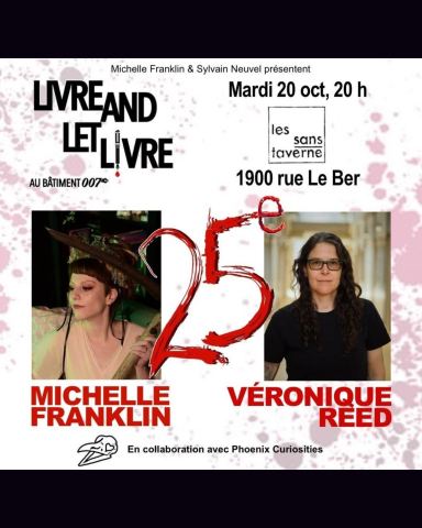 Poster: PARTY LITTÉRAIRE LIVRE AND LET LIVRE - 25e Édition