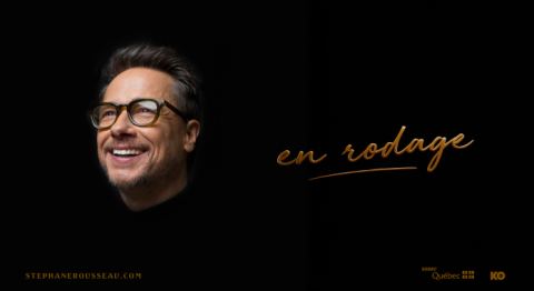 Poster: Stéphane Rousseau – En Rodage, Salle Désilets, Thursday, November 26